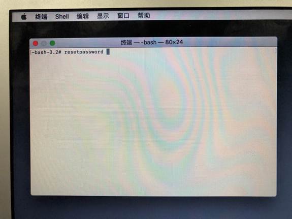 重置macOS用户密码