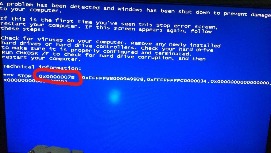 电脑蓝屏问题解决