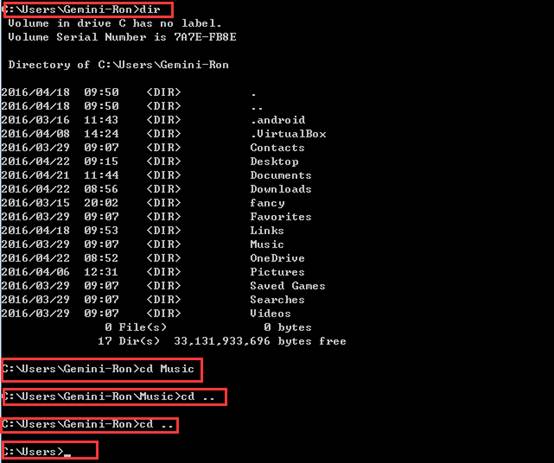 常用DOS命令 常用DOS命令