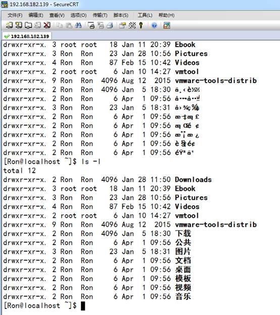 SecureCRT 中文显示乱码解决方法