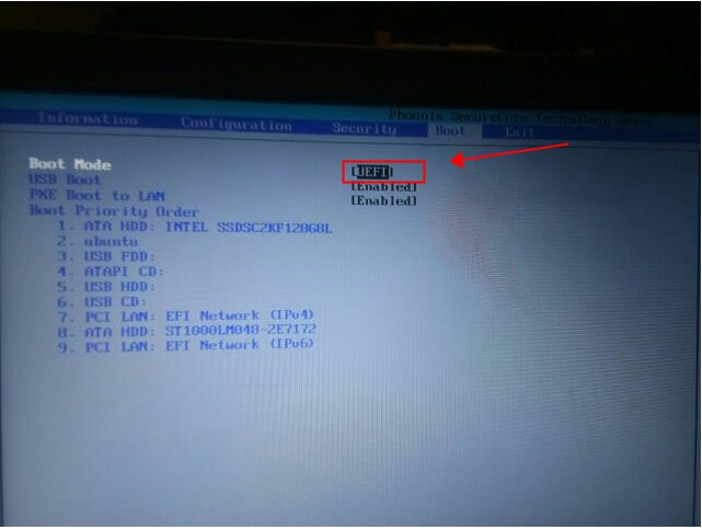 boot menu解决方法