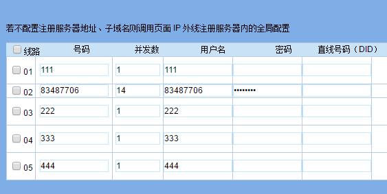 MX8A-O口网关对接OM80-IP外线