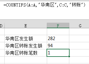 Excel多条件汇总