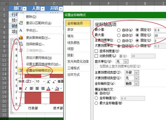 Excel双重柱形图