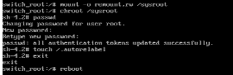忘记root用户密码 忘记root用户密码